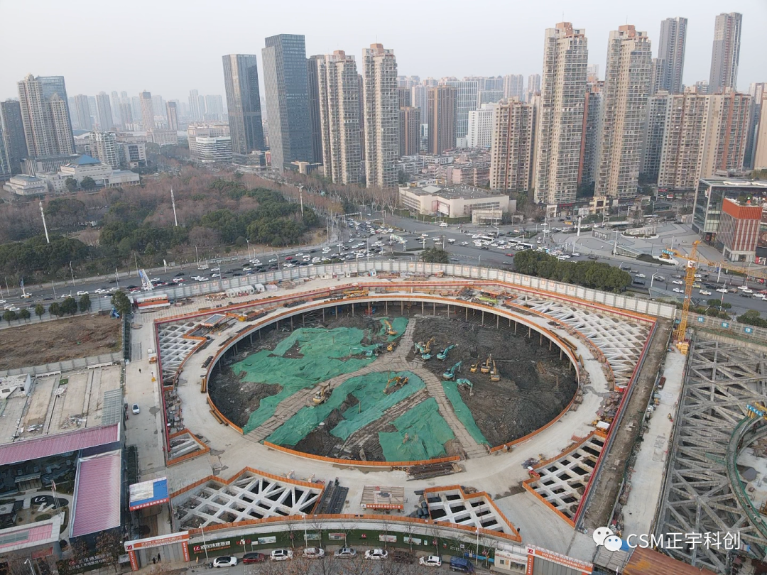 2023完美開端！上海金泰SMC工法鉆機(jī)助力武漢廣電全媒體中心項(xiàng)目